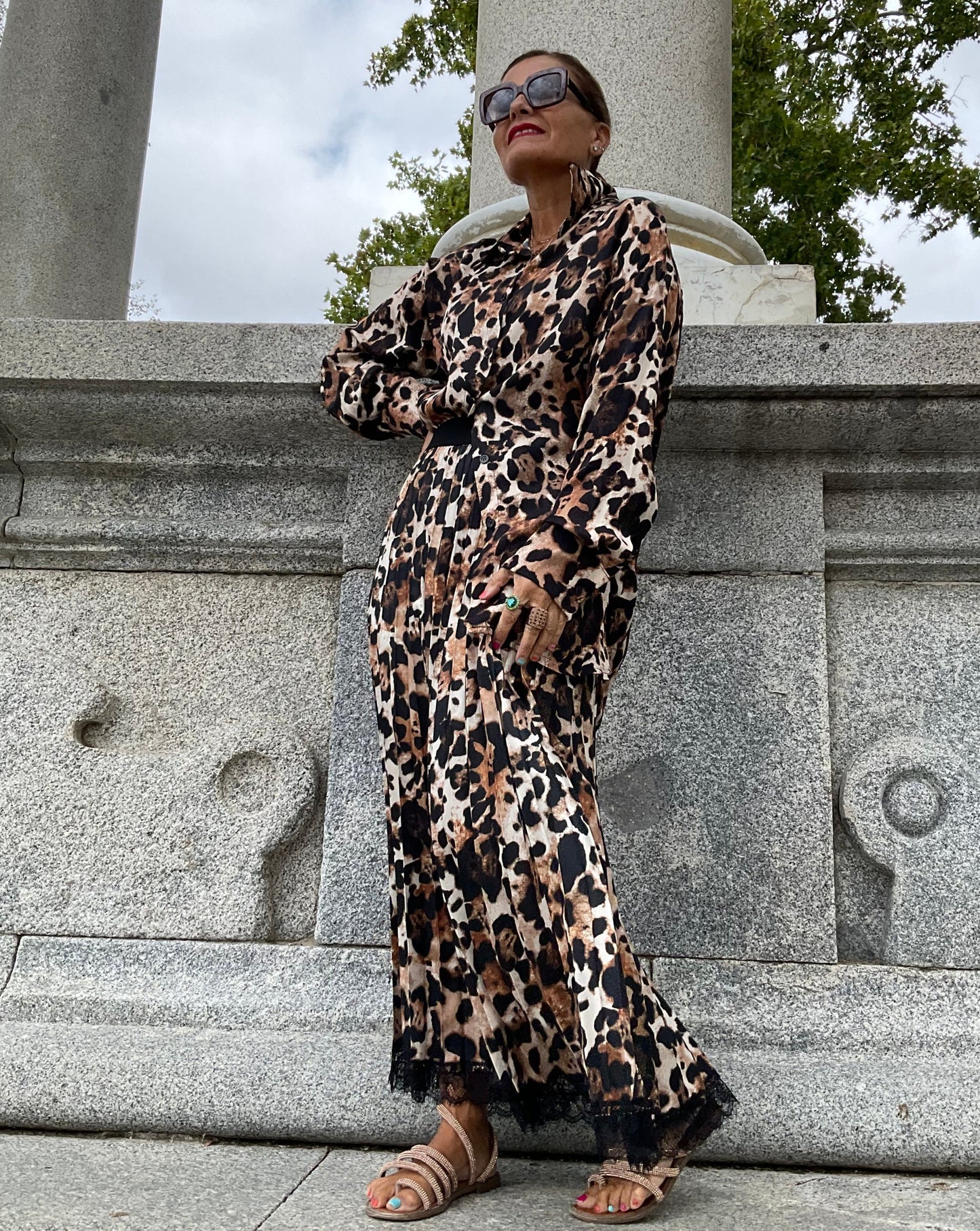 Total look animal print
