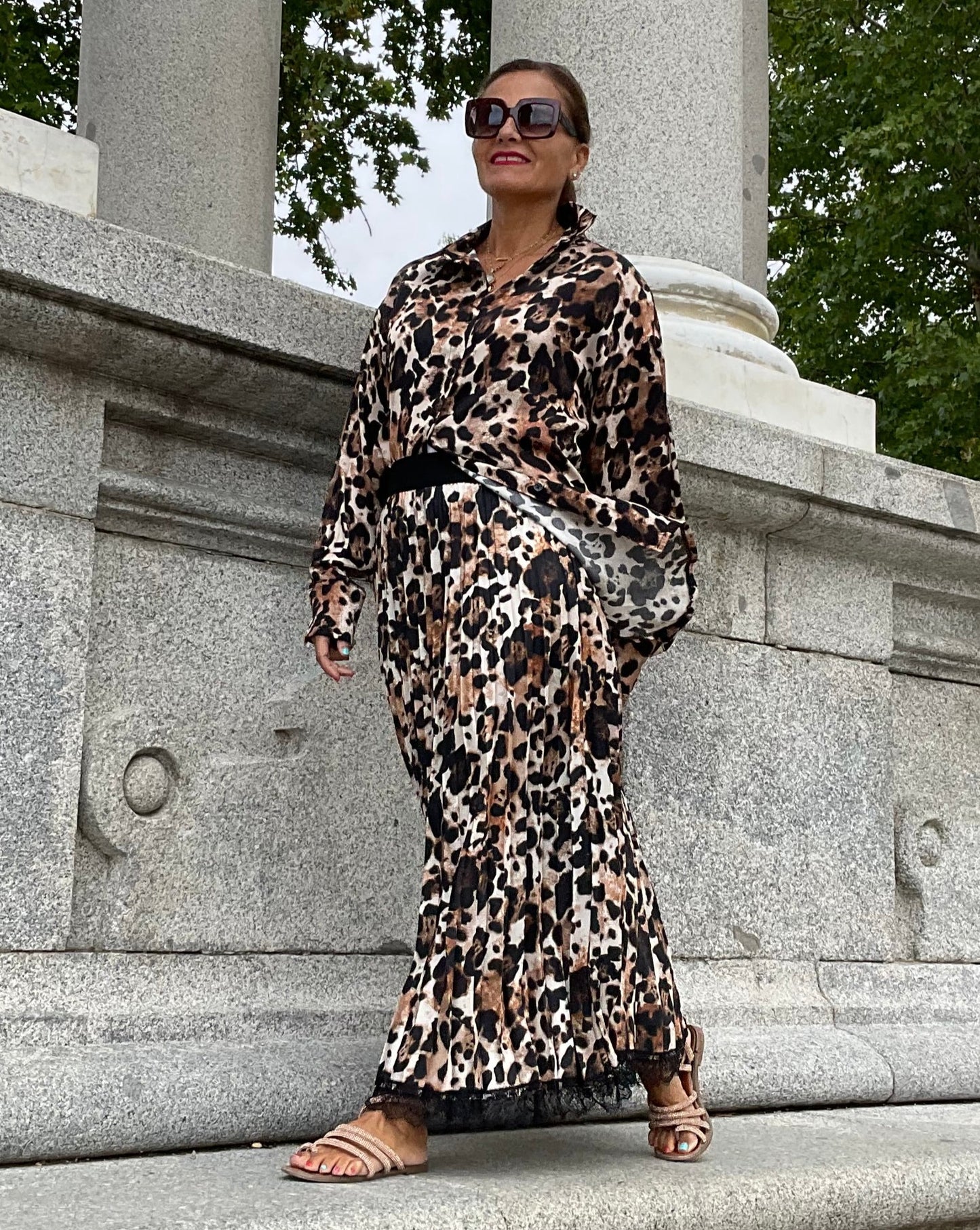 Total look animal print