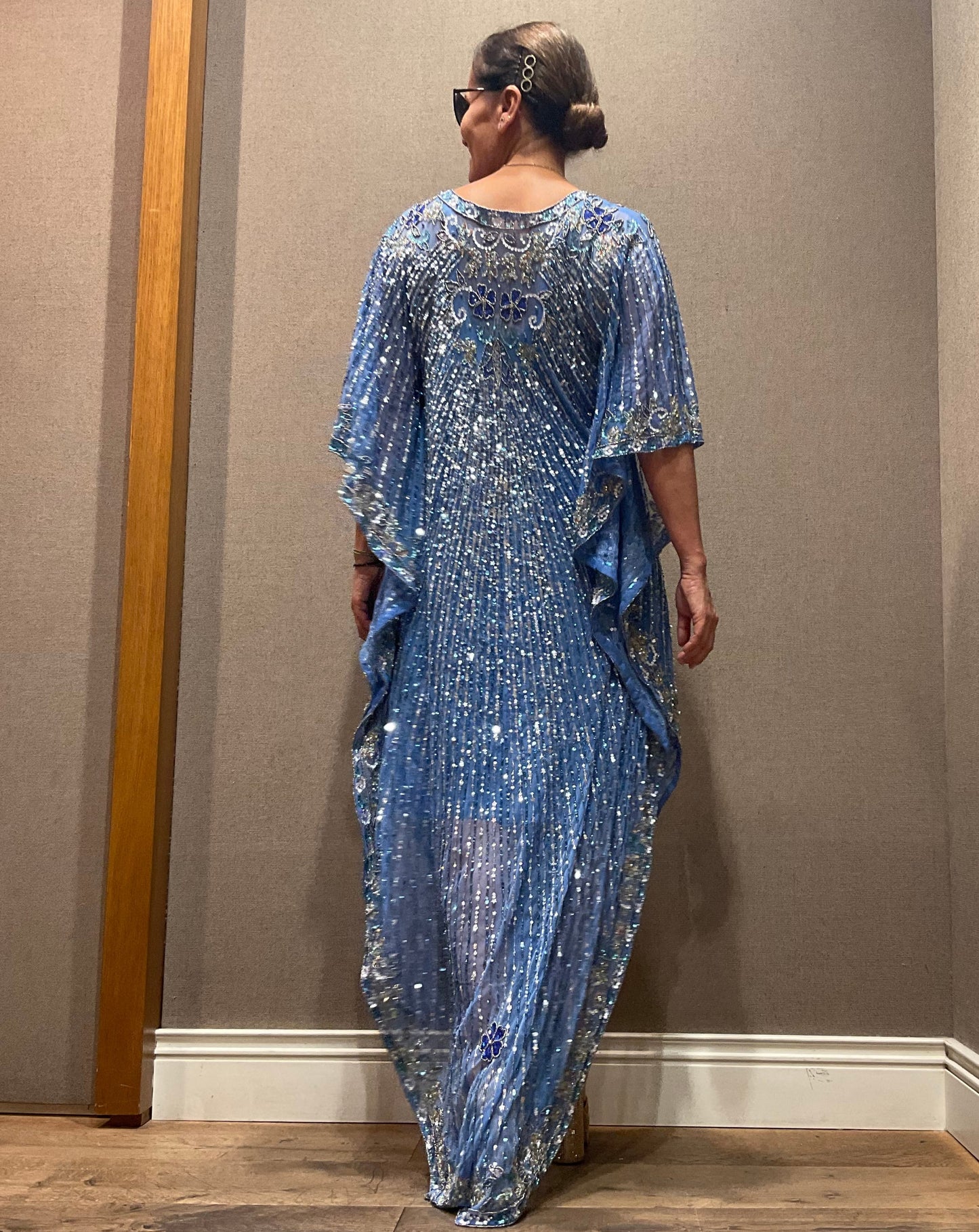 Kaftán joya azul