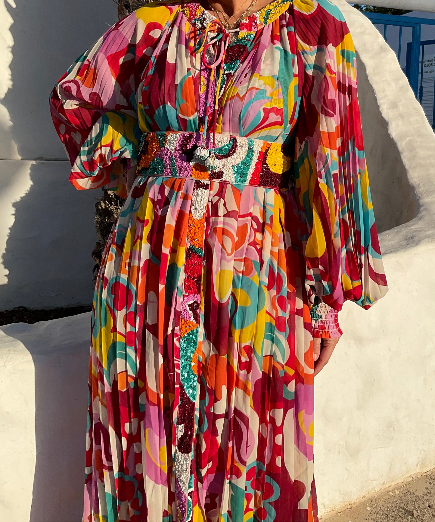 Vestido multicolor