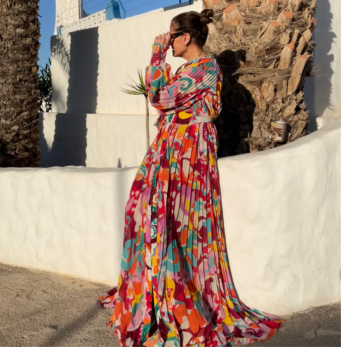 Vestido multicolor
