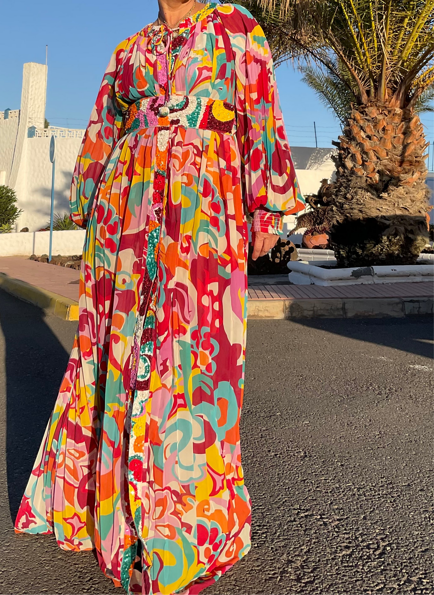 Vestido multicolor