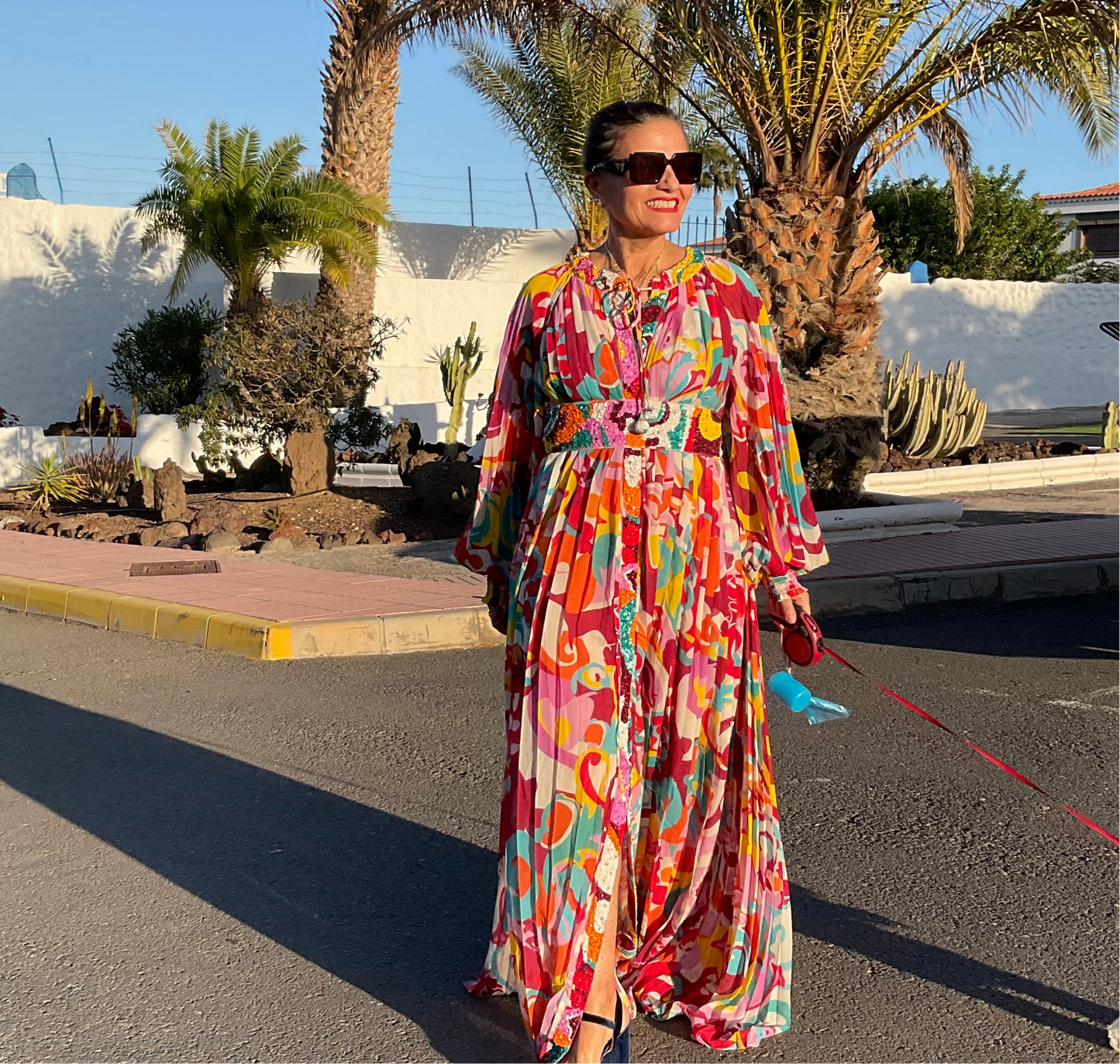 Vestido multicolor