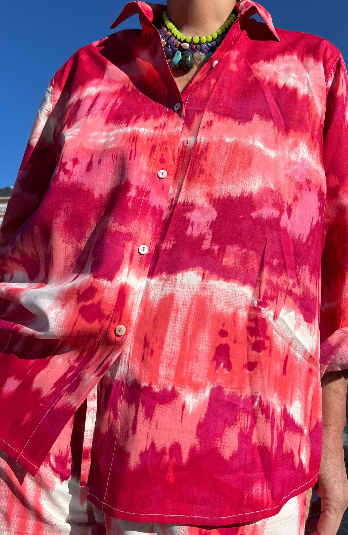 Set Tie-Dye Fucsia Coral