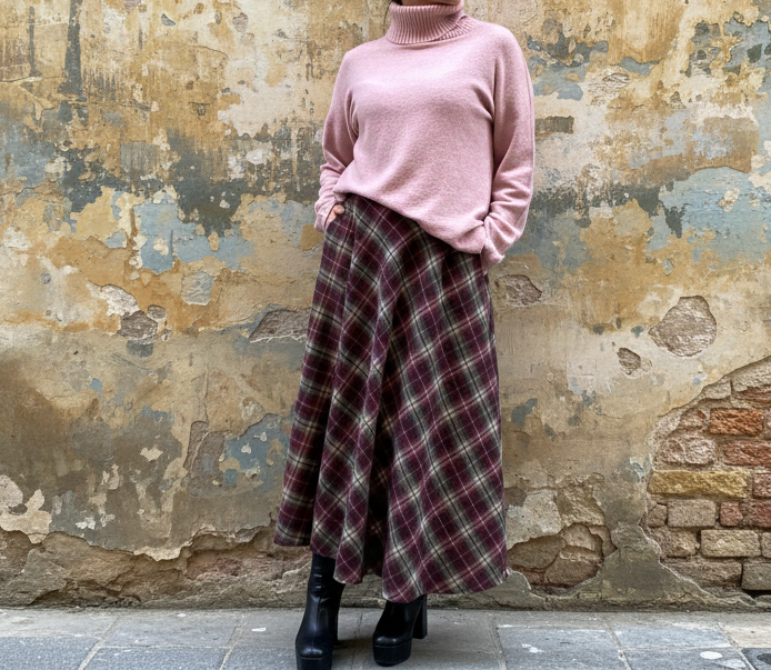 Jersey de punto Rosa empolvado