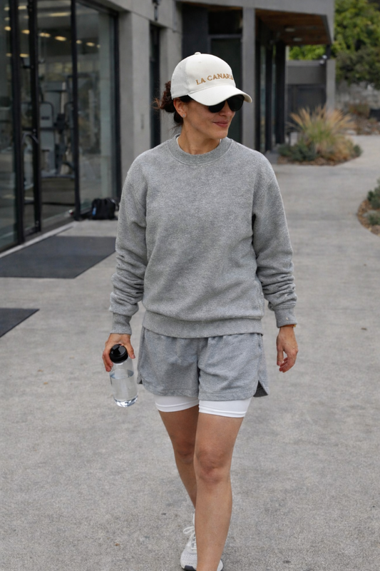 Sudadera gris unisex algodón