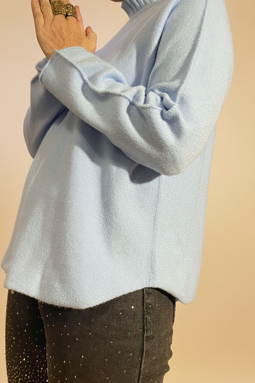 Jersey punto/ azul bebė / verde pino / azul marino / rojo / fucsia