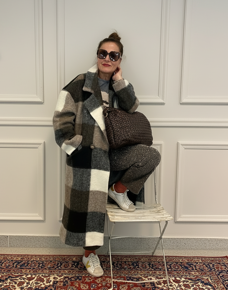 Abrigo lana Oversize