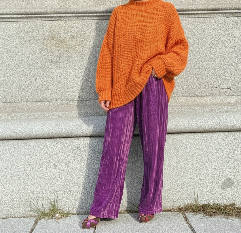 Pantalón Terciopelo Morado