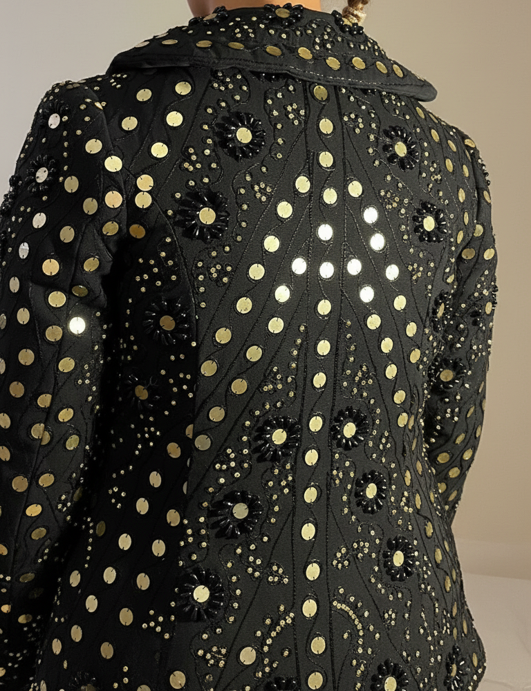 Chaqueta Ėtnica Negra / Oro