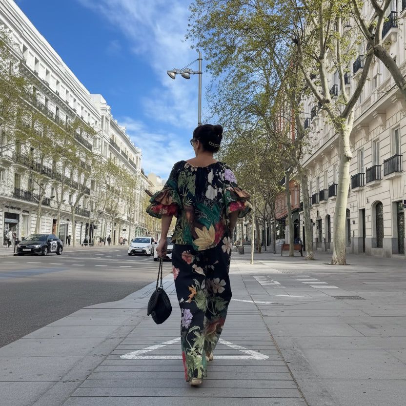 Conjunto dos piezas mujer estampado