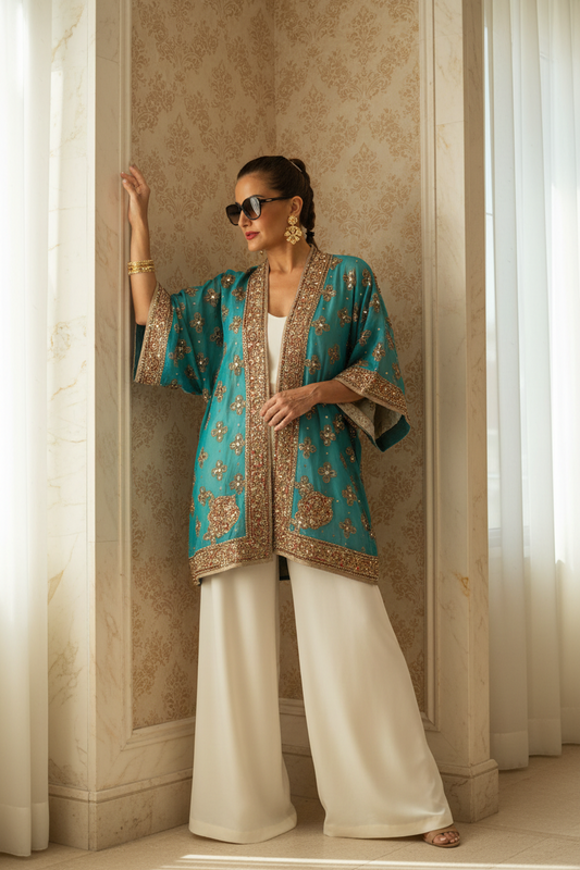 Kimono Caftán Chaqueta Invitada