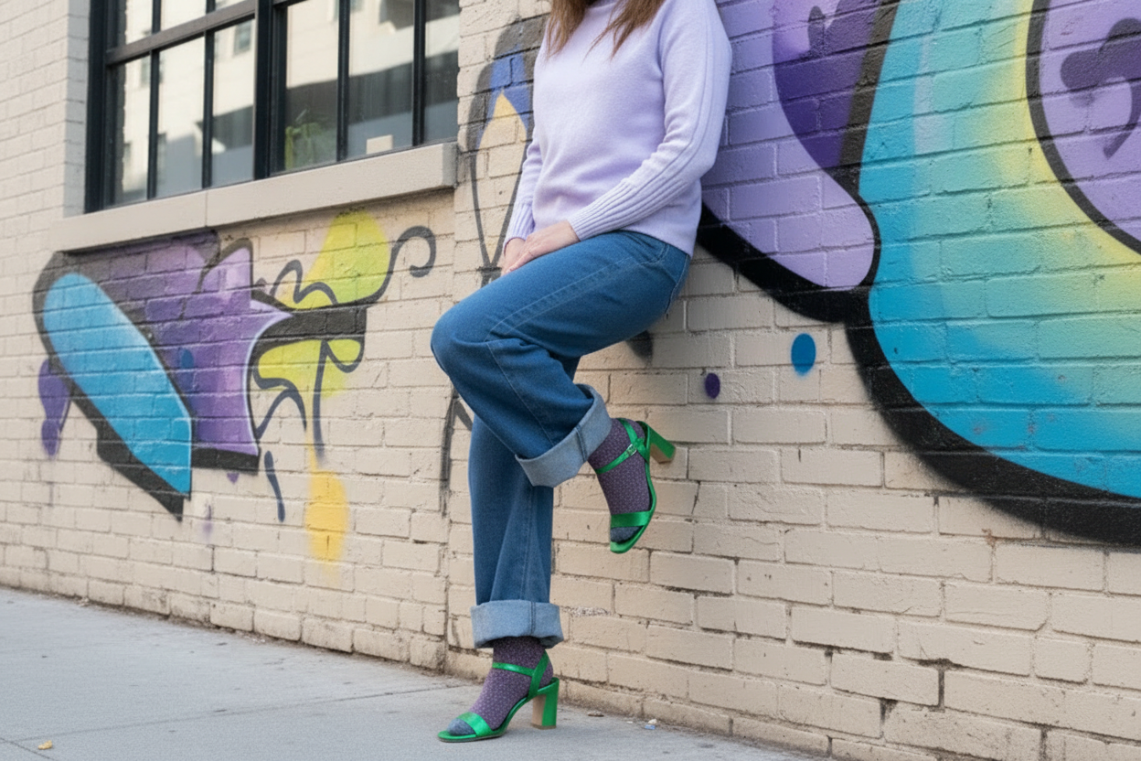 Jersey de punto Lavanda