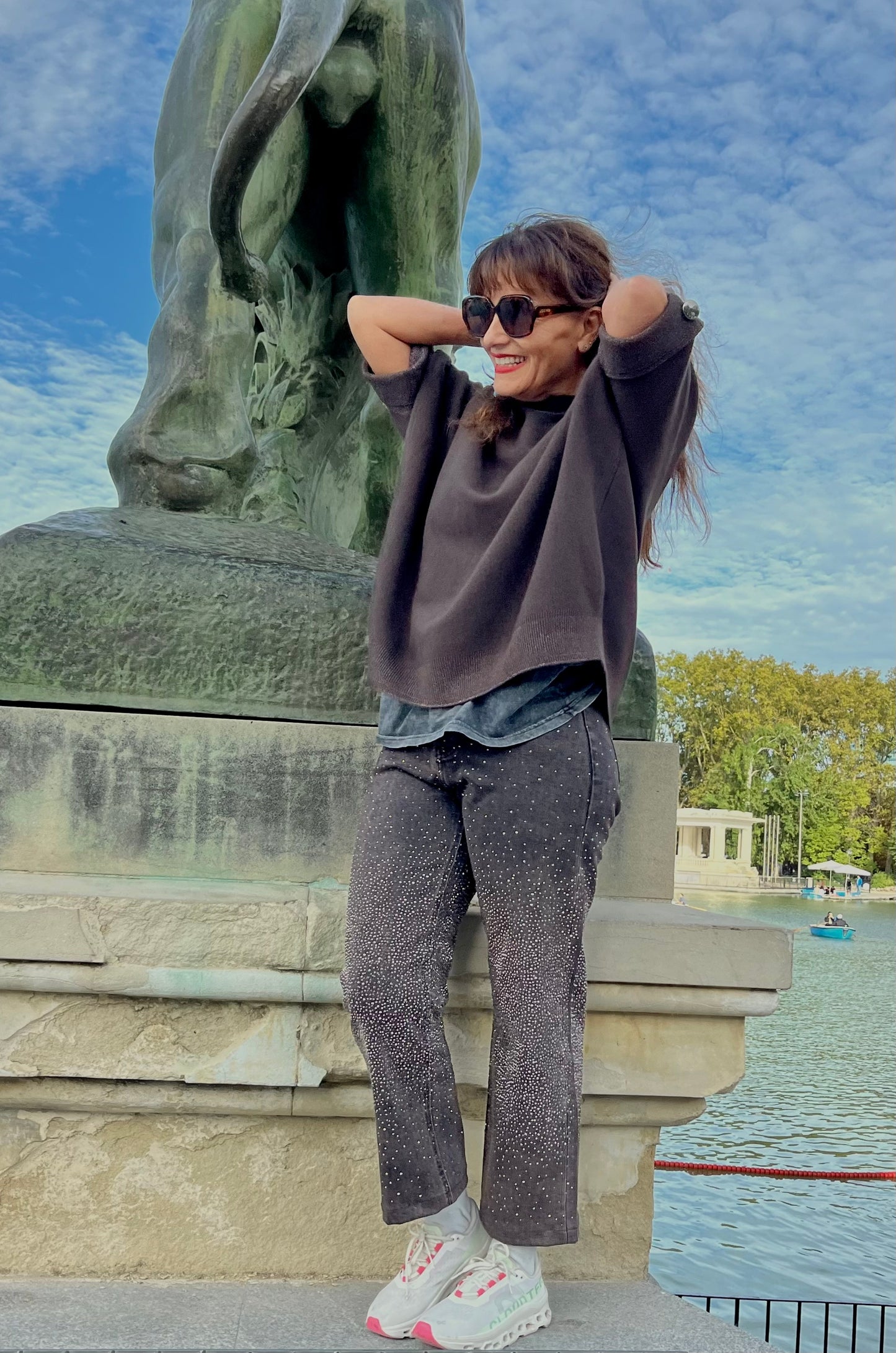 Pantalón brilli marrón