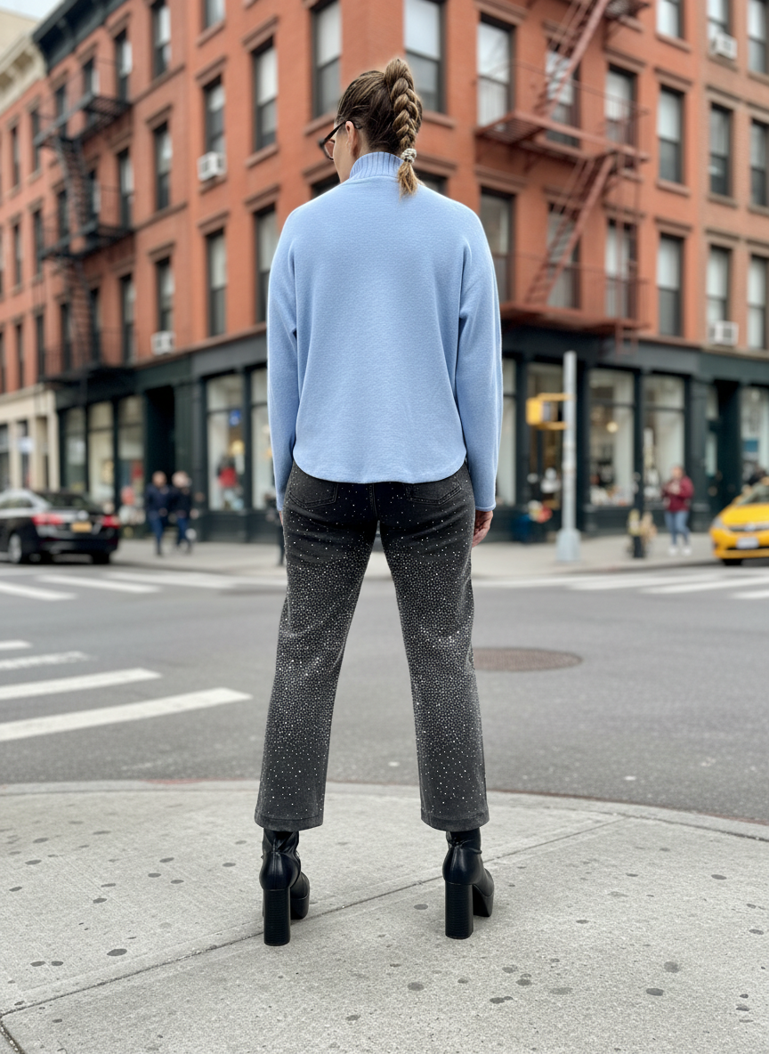 Jersey punto/ azul bebė / verde pino / azul marino / rojo / fucsia