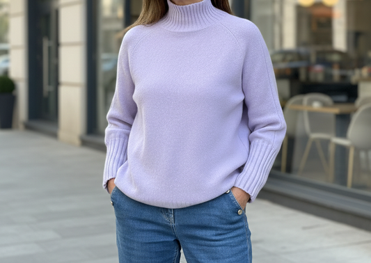 Jersey de punto Lavanda