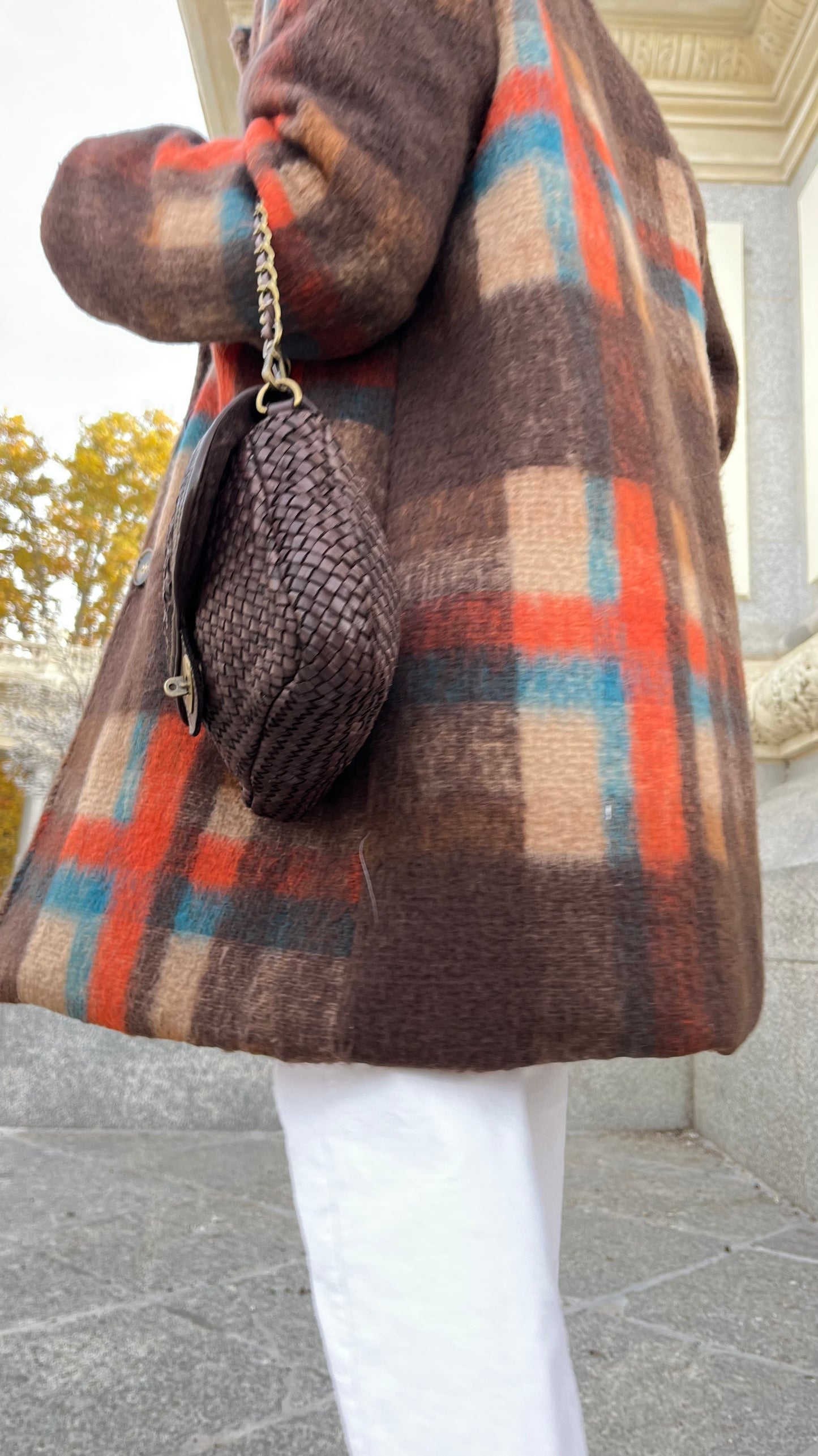 Abrigo cuadros Toscana