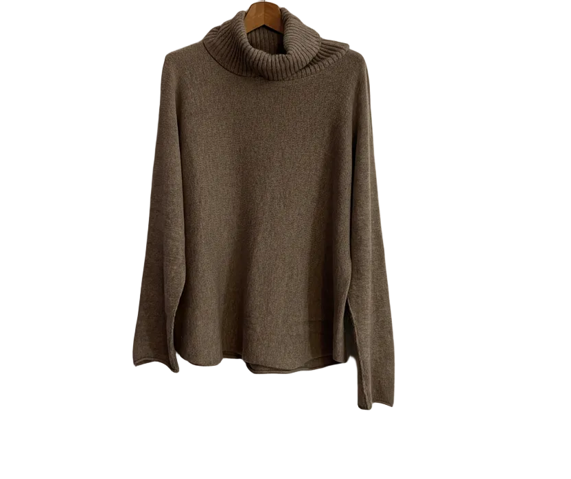 Jersey de punto topo claro