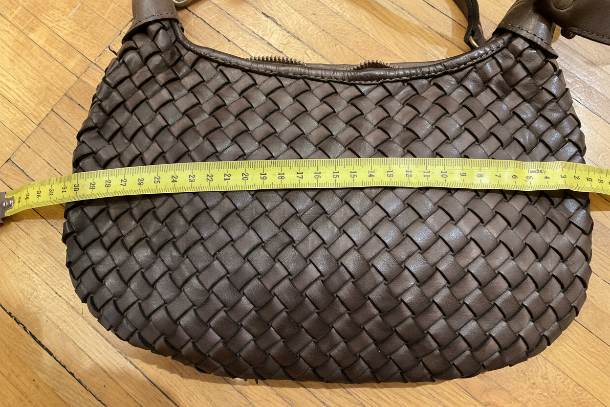 Bolso Croissant Trenzado