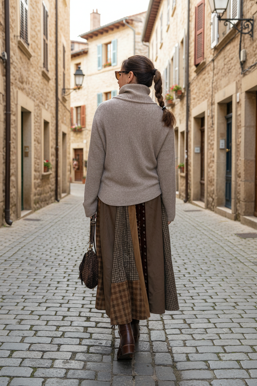 Jersey de punto topo claro