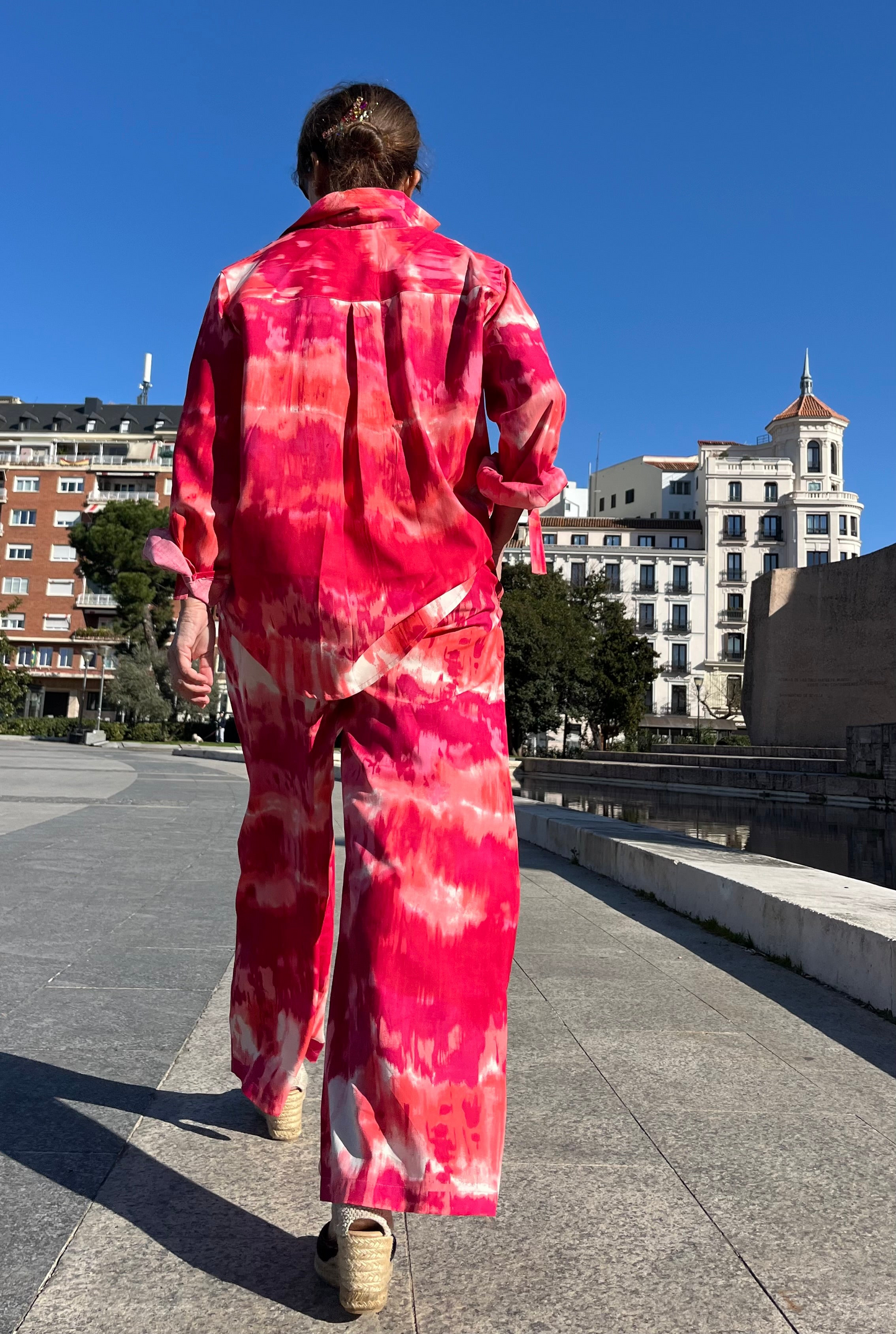 Set Tie-Dye Fucsia Coral