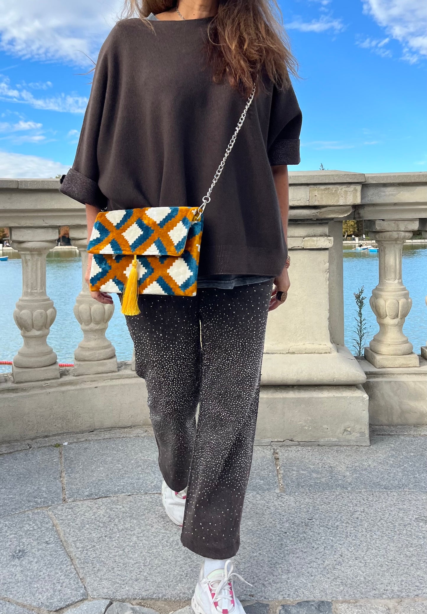 Pantalón brilli marrón