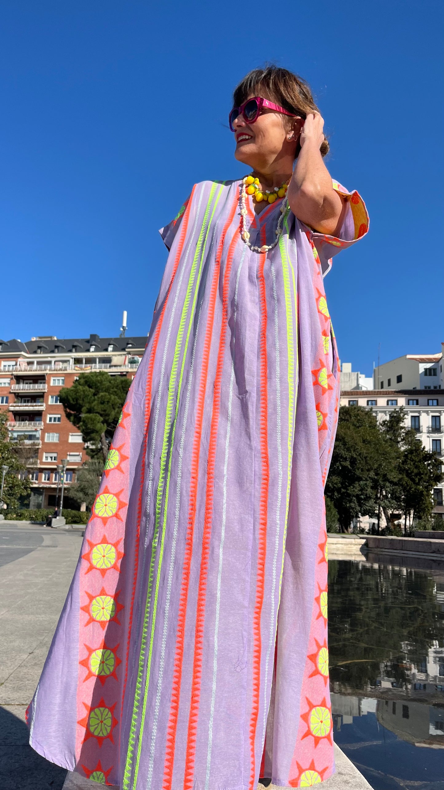Vestido Túnica Flúor