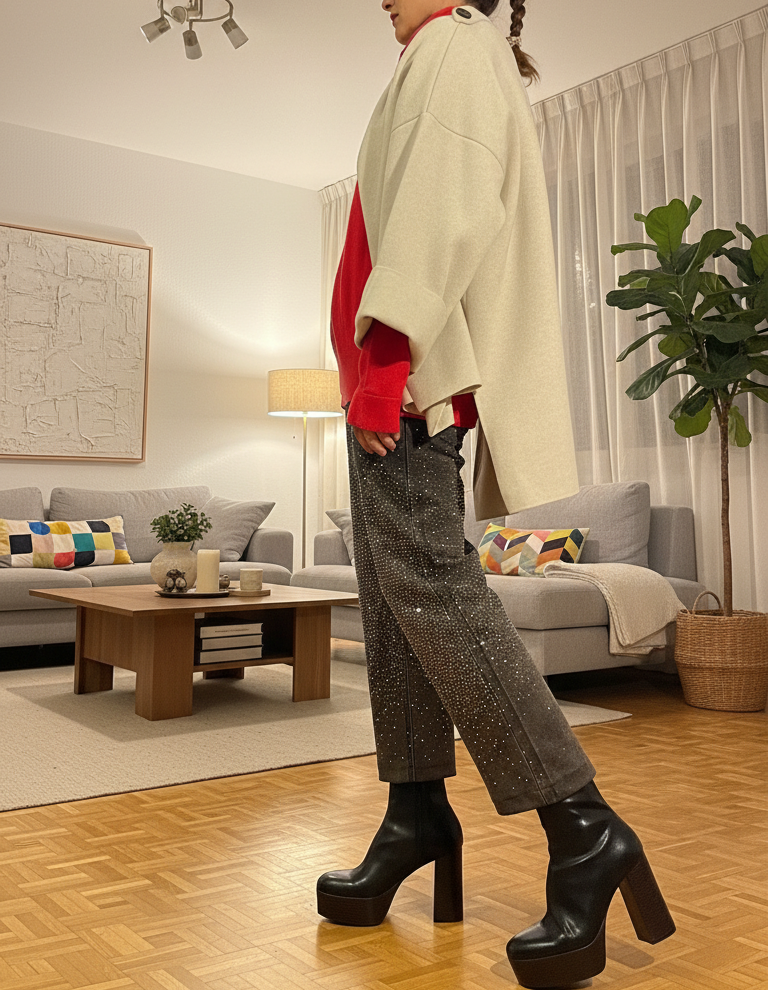 Chaqueta de punto estructurada