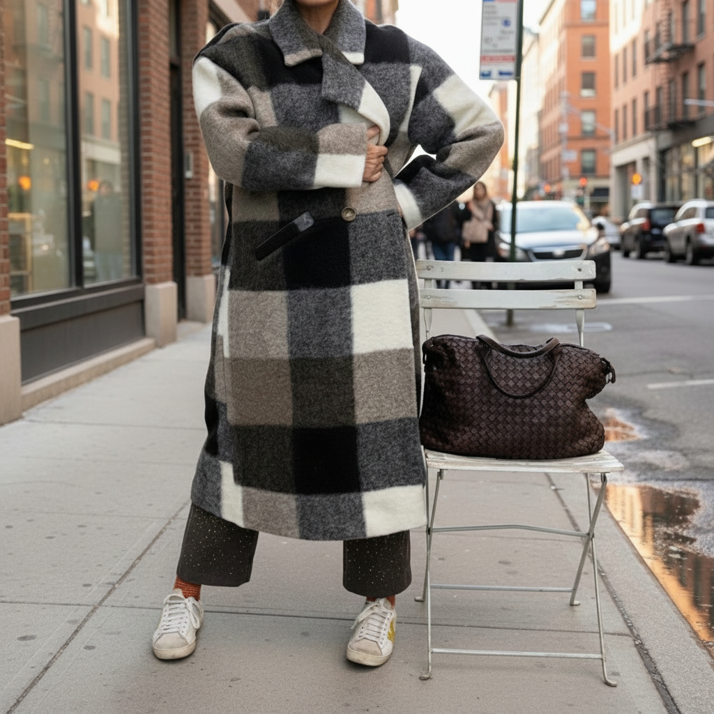 Abrigo lana Oversize