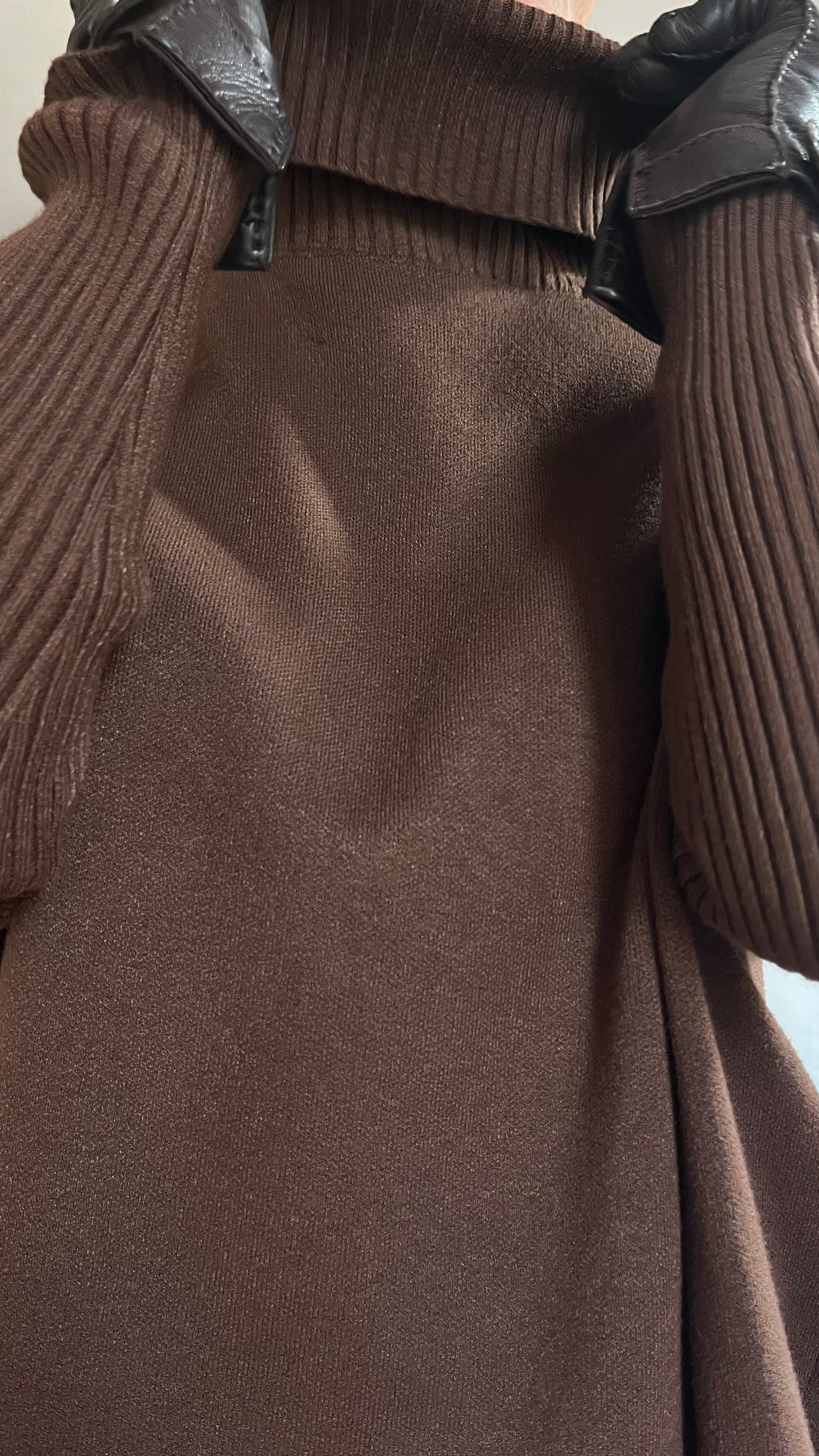 Jersey de punto manga canalé