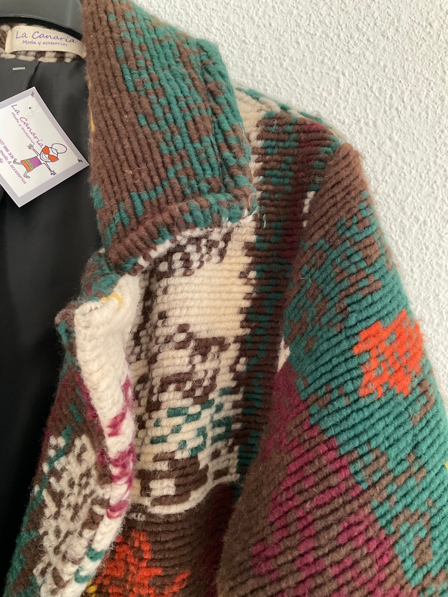 Abrigo Jacquard Multicolor