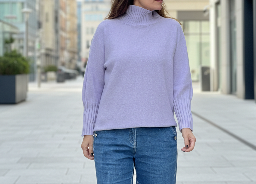 Jersey de punto Lavanda