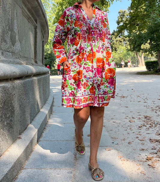 Vestido/ Chaqueta multicolor