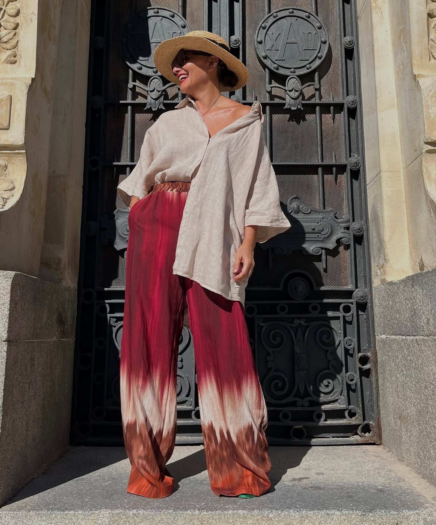 Camisa de lino oversize