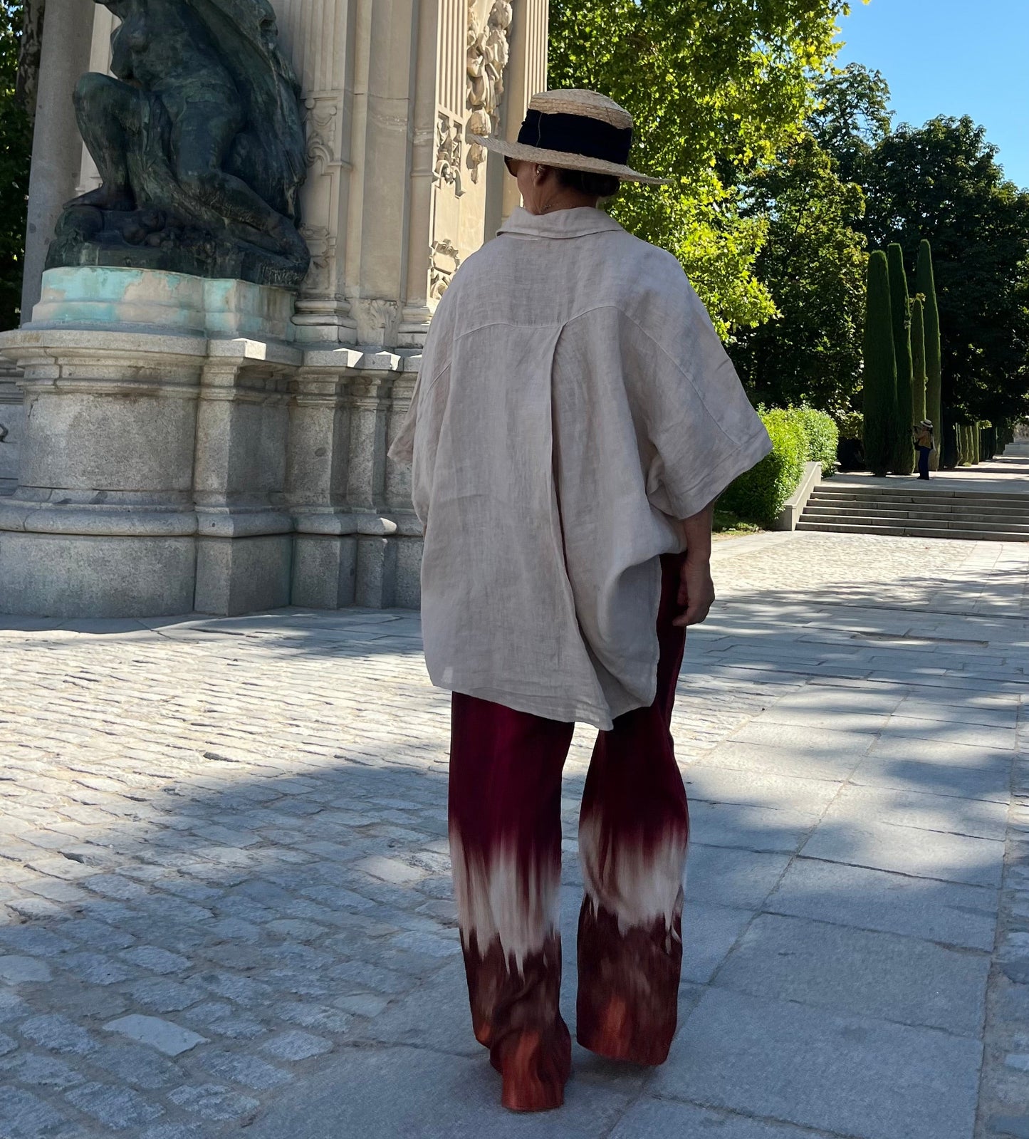 Camisa de lino oversize