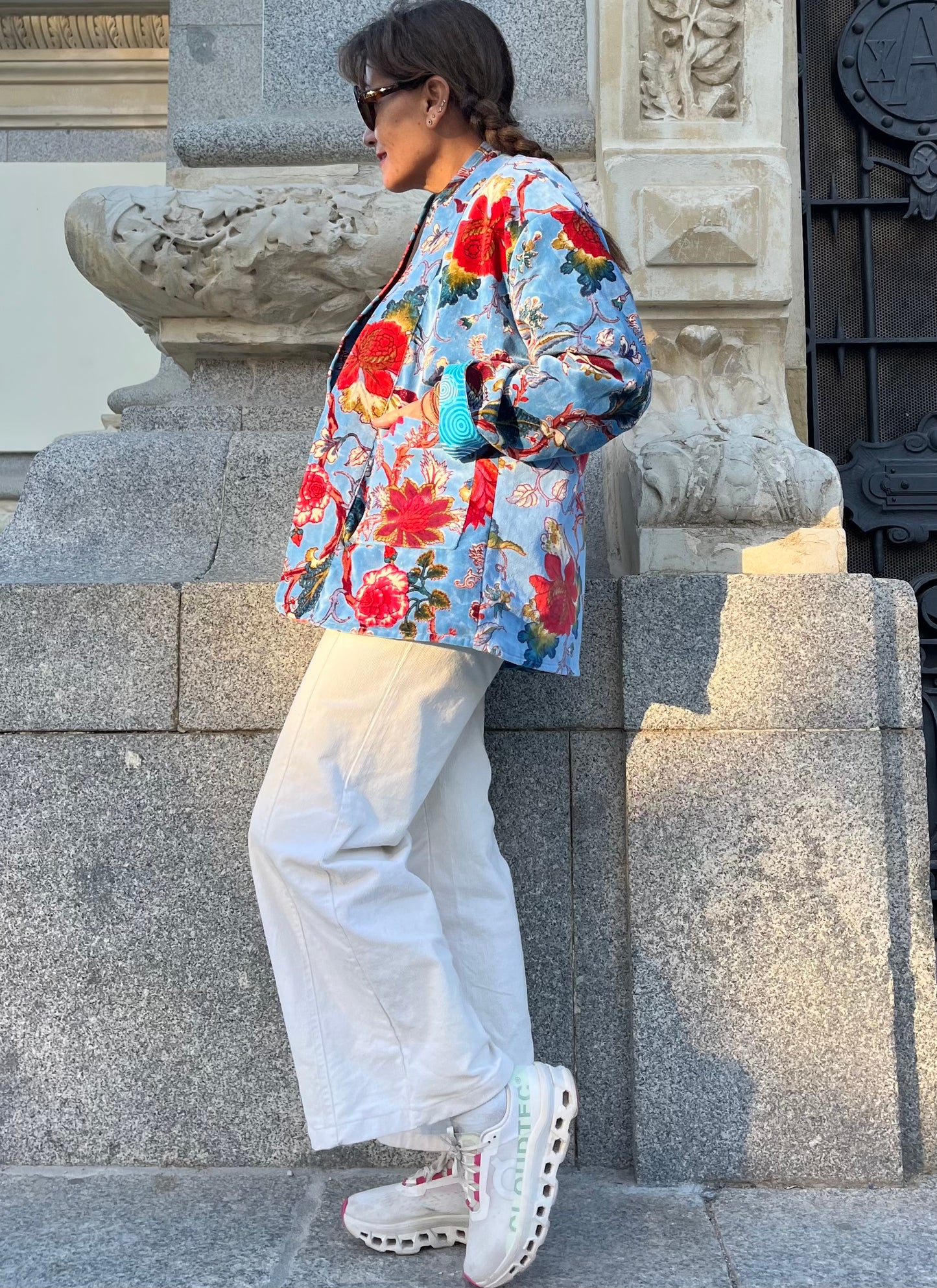 Chaqueta Reversible Azul Florencia