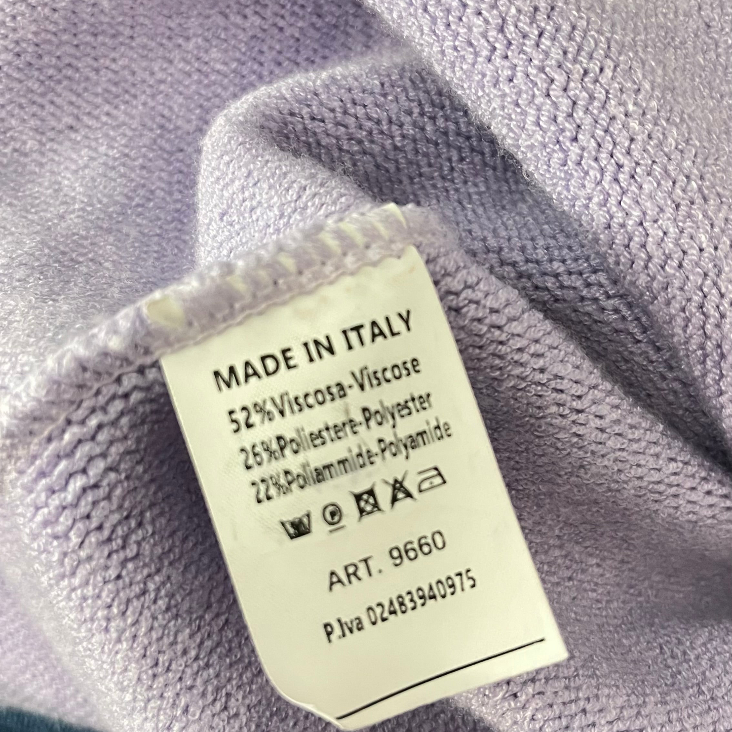 Jersey de punto Lavanda