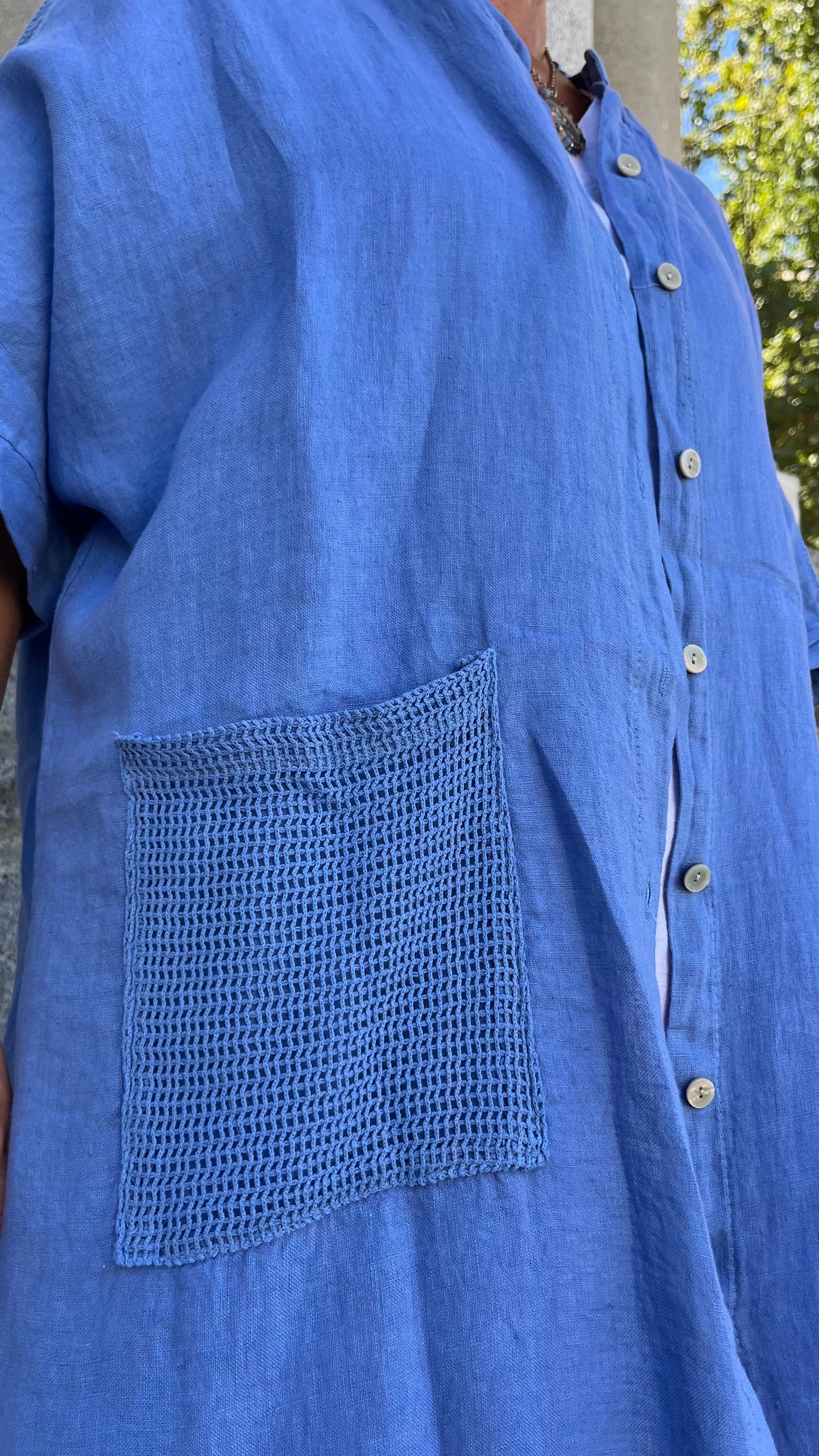 LINO- Chaqueta-Vestido Blue