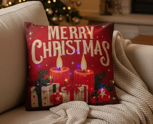 Cojin Led Navidad