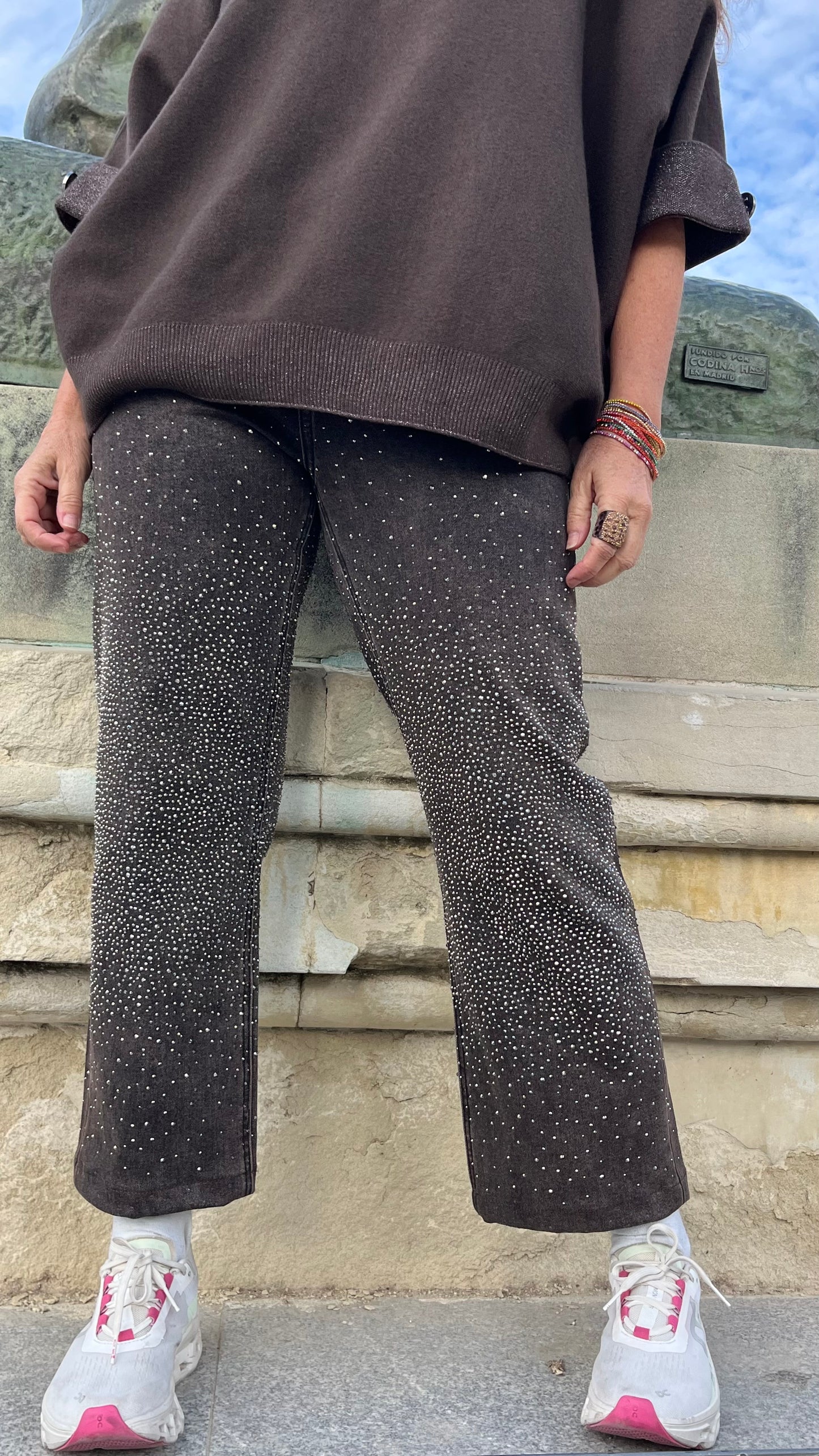 Pantalón brilli marrón