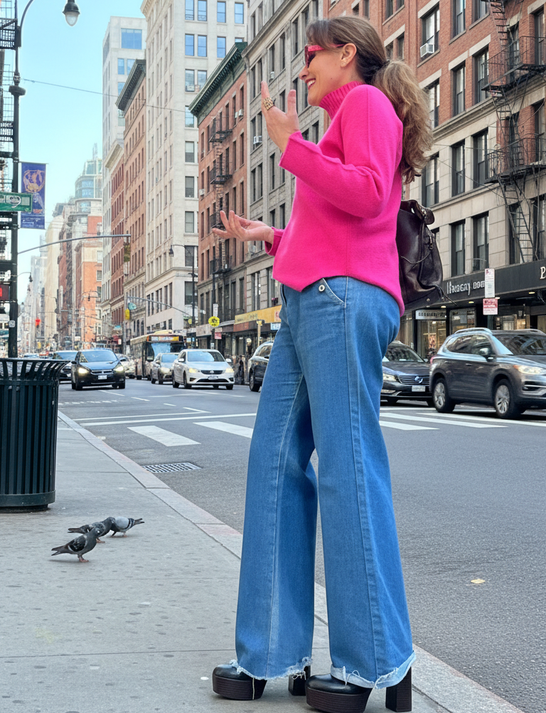 Jersey punto/ azul bebė / verde pino / azul marino / rojo / fucsia