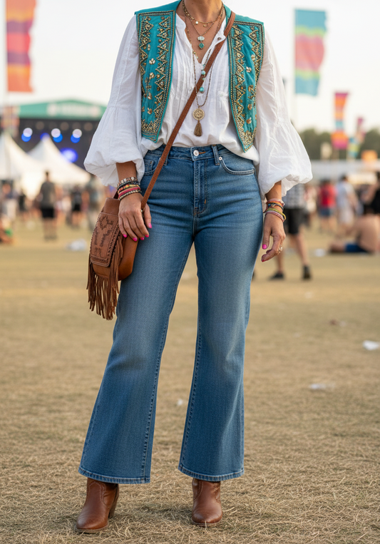 Chaleco Boho Chic Festival