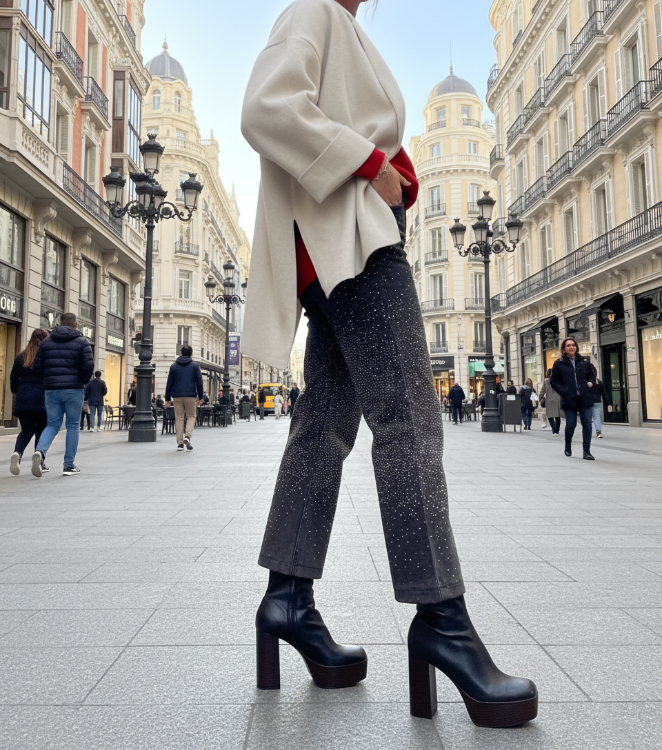 Chaqueta de punto estructurada