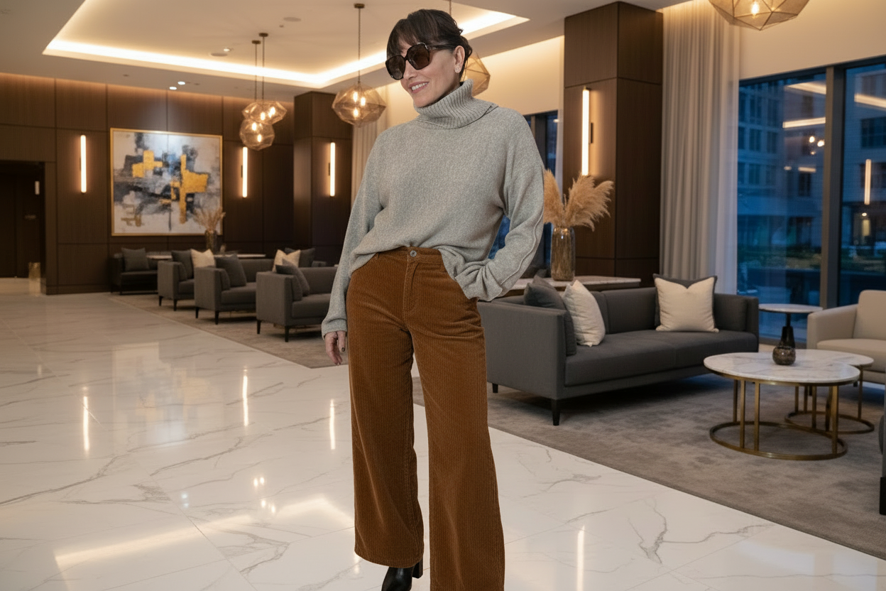 Jersey de punto topo claro