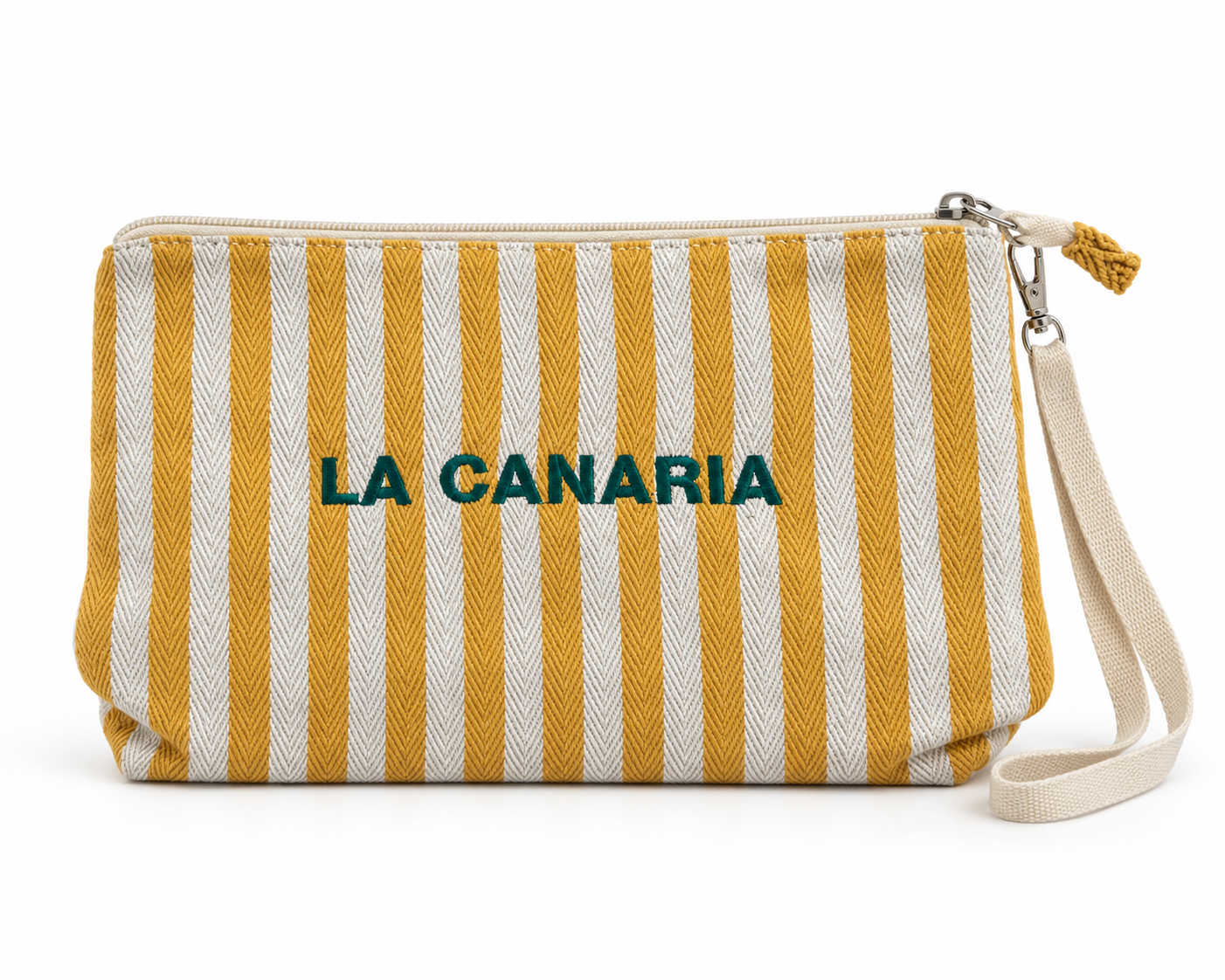 Bolso pouch de rayas