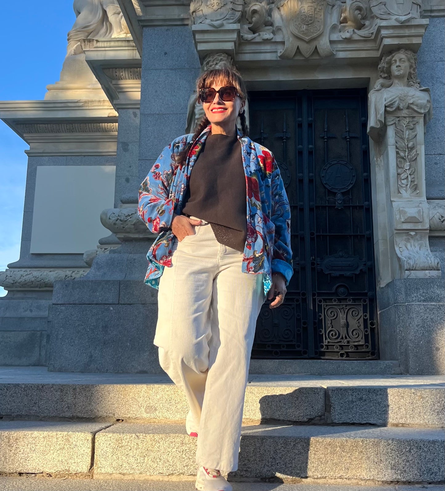 Chaqueta Reversible Azul Florencia