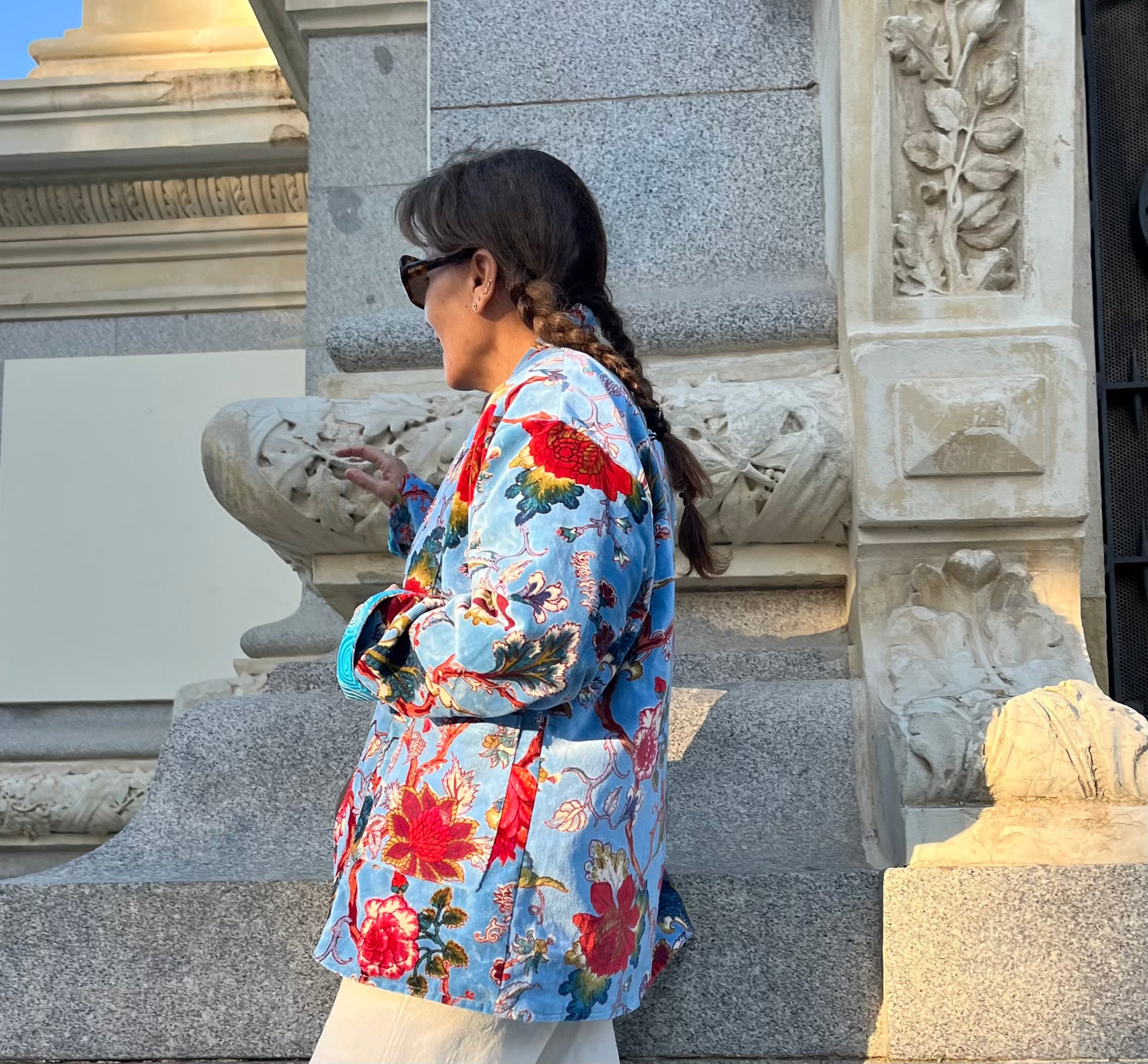 Chaqueta Reversible Azul Florencia