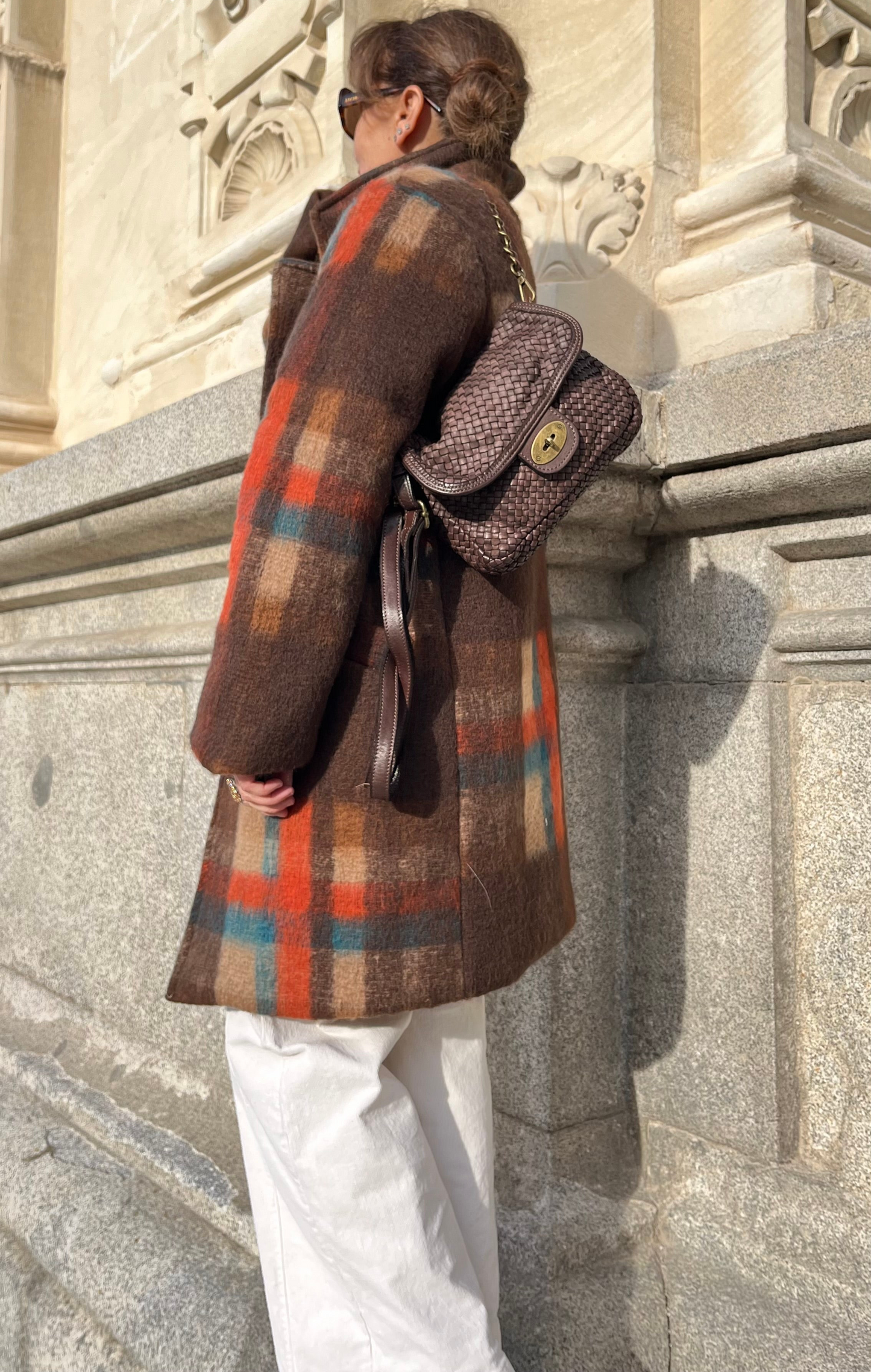 Abrigo cuadros Toscana