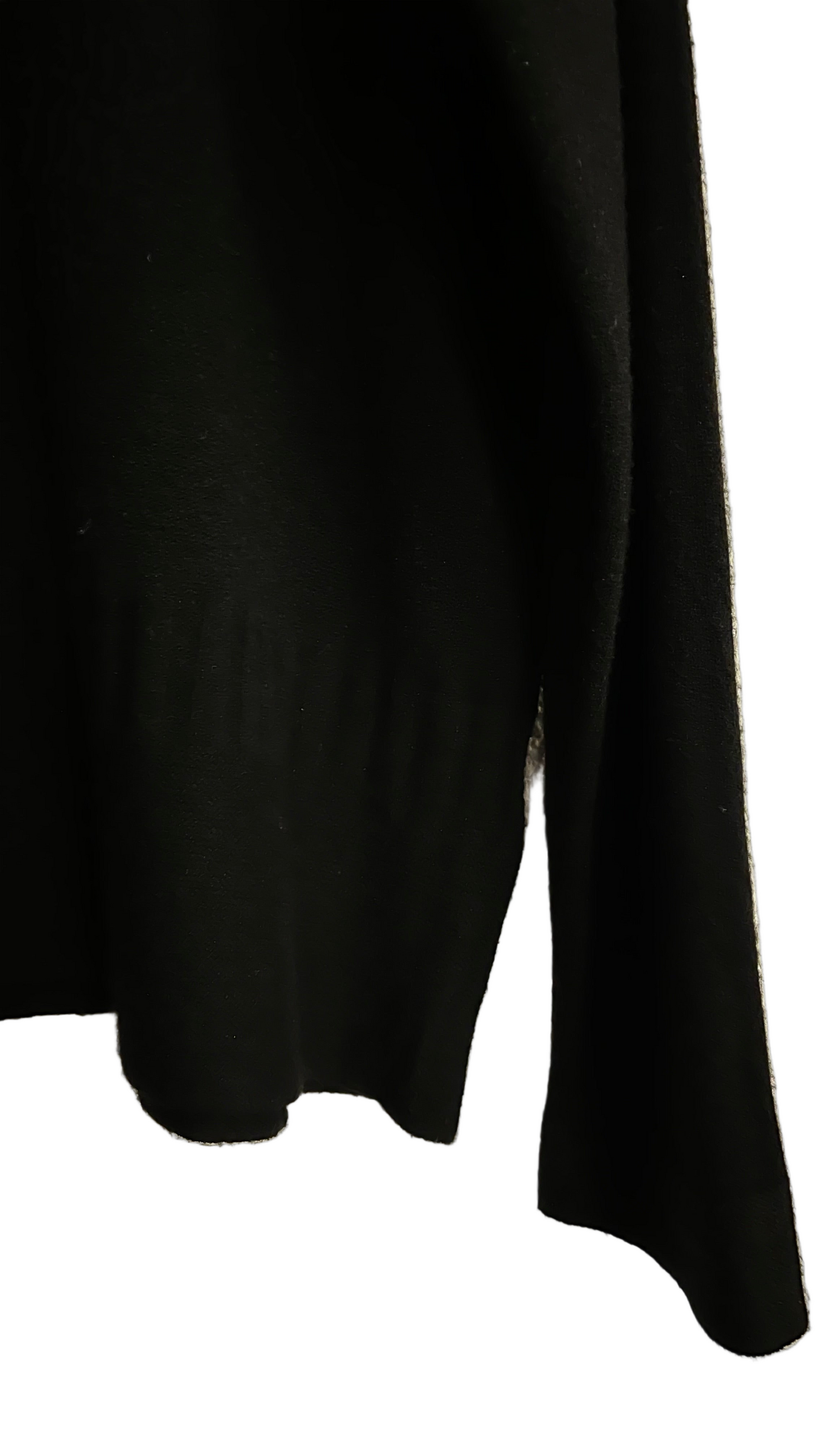 Jersey de punto negro / rojo