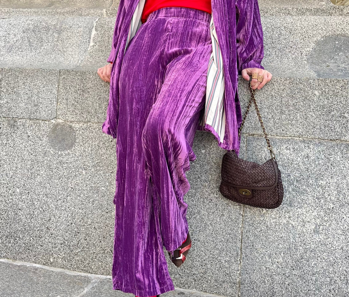 Pantalón Terciopelo Morado